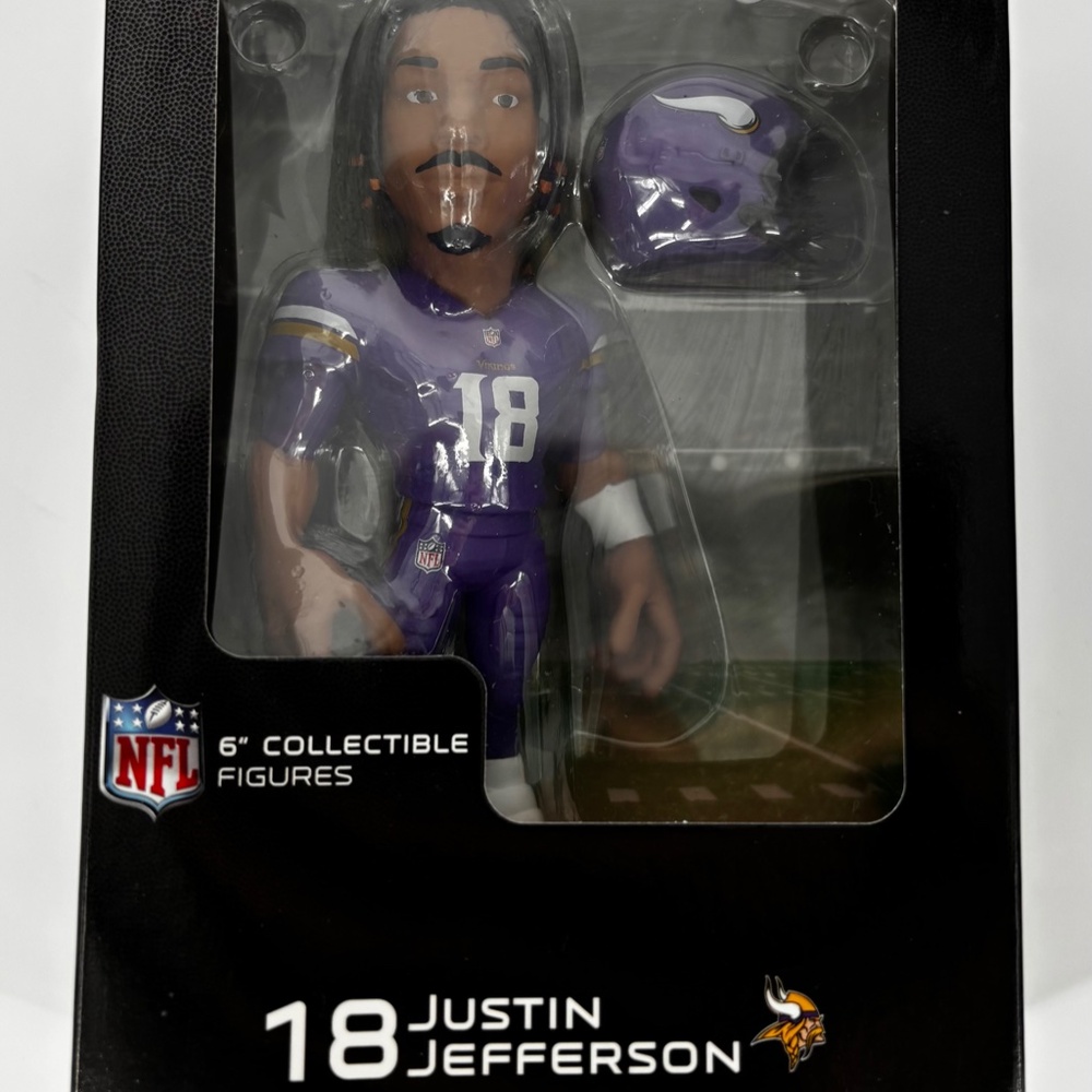 NFL Game Changers Series 4 Justin Jefferson 18 Vikings 6" Collectible Figure 048
